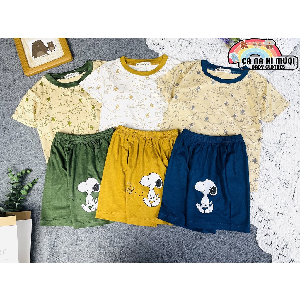 ✨Size(9-32Kg)Bộ Cộc Tay Thun LạnhFREE SHIPDể Thương Cho Bé Gái Bé Trai, Đủ Màu