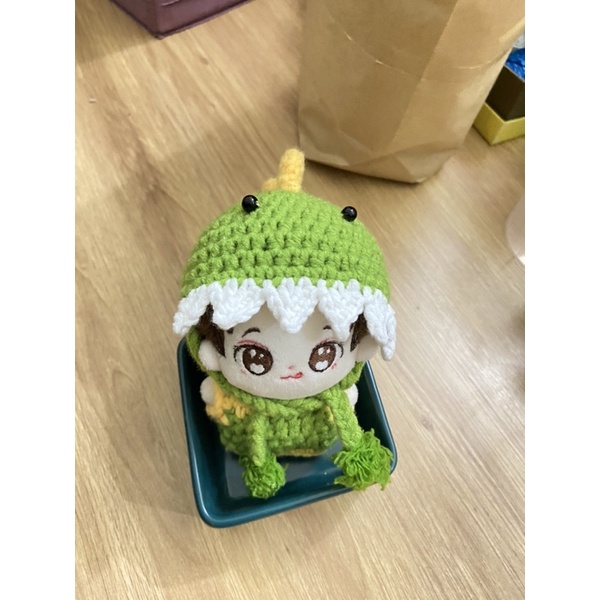 Quần áo búp bê đan len mẫu 10cm