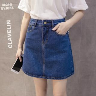 Bd-đầm denim Dáng Chữ A Phong Cách borong Hàn Quốc Giá Rẻ Thời Trang Dành Cho Bạn Nữ Hàng Có Sẵn