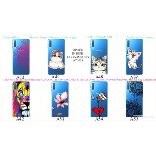 Ốp Dẻo Hoa Văn Samsung A7 2018