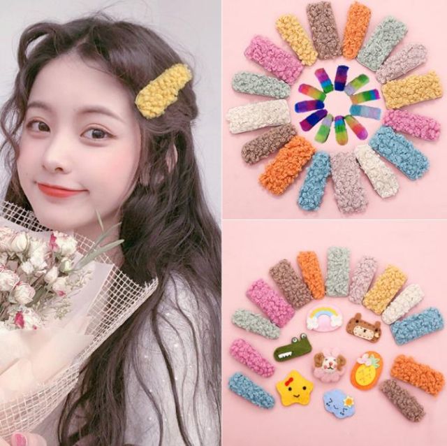 Combo 100 kẹp tóc đủ màu đủ mẫu