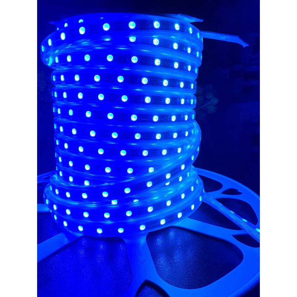 Dây led Rgb đổi 7 màu romote nguồn chỉnh 4gim