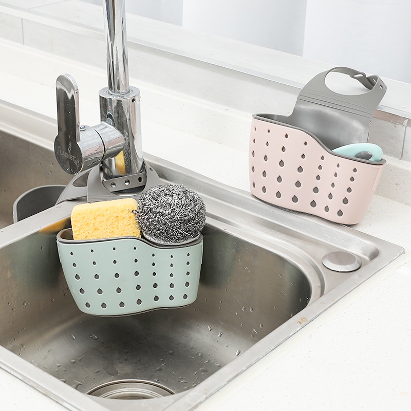 1 Adjustable Kitchen Sink/Soap Rack for Kitchen Sink