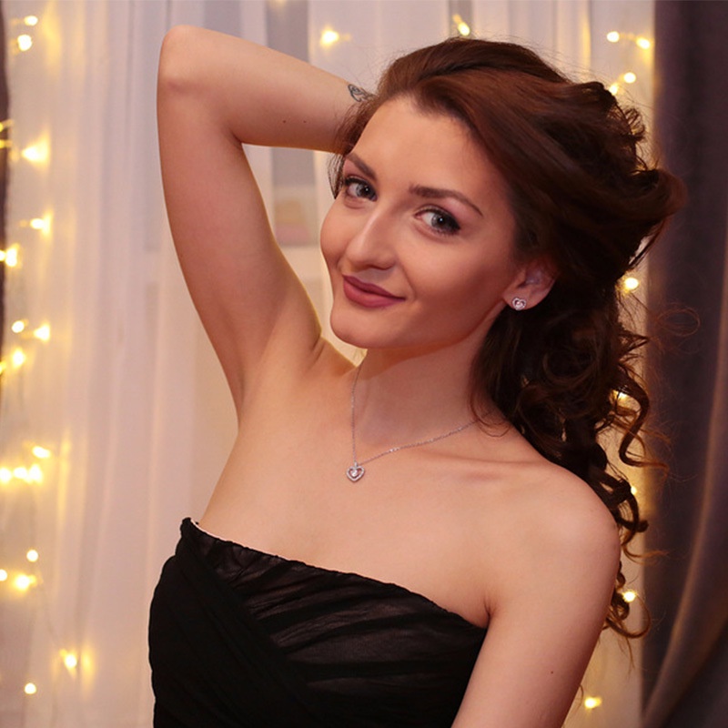 Dây Chuyền Mạ Bạc 925 Mặt Hình Trái Tim Đính Đá Zircon Đơn Giản Dễ Phối Đồ