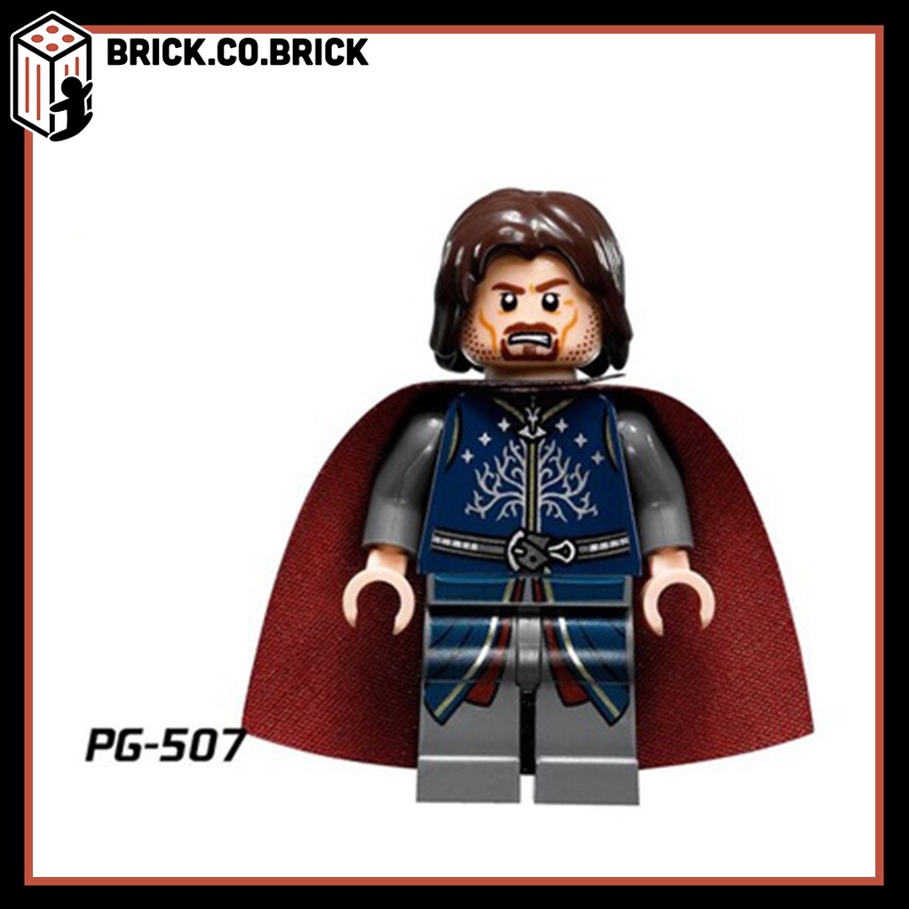 Non Lego Lord of the rings Lính trung cổ Đồ Chơi Lắp Ráp Minifigure Mô Hình Nhân Vật Chúa Tể Những Chiếc Nhẫn PG8031