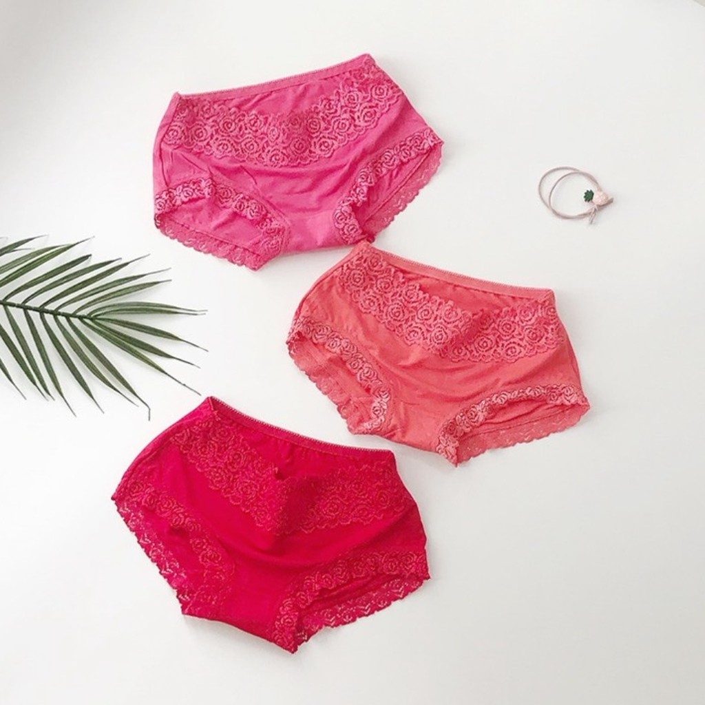 Quần Lót Nữ Cotton Phối Ren Gợi cảm Trẻ Trung QL 09 RENEE Store | BigBuy360 - bigbuy360.vn