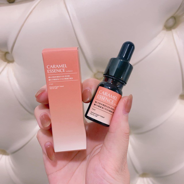 Serum Caramel Essence Nhật Bản 💜 Tinh chất NGỪA MỤN - XOÁ THÂM detox CARAMEL 5ml