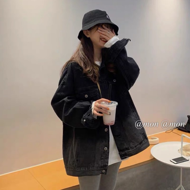 210684 Áo khoác jeans nữ - áo bò nữ ulzzang chất bò mềm freesize thời trang ulzzang
