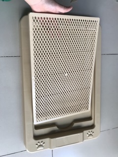 Khay vệ sinh cho chó thấp