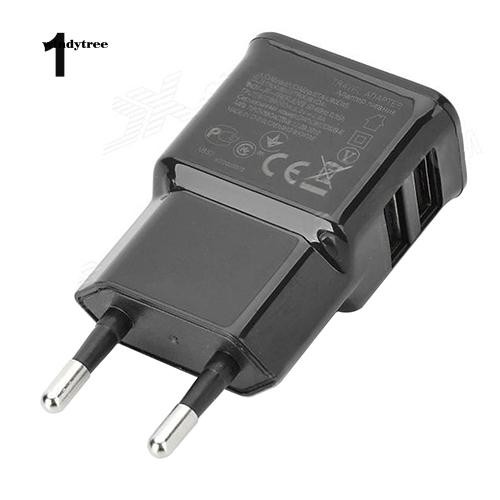 Củ sạc wdte _ 5V 2A 2 cổng USB cho iPhone Samsung iPad iPod