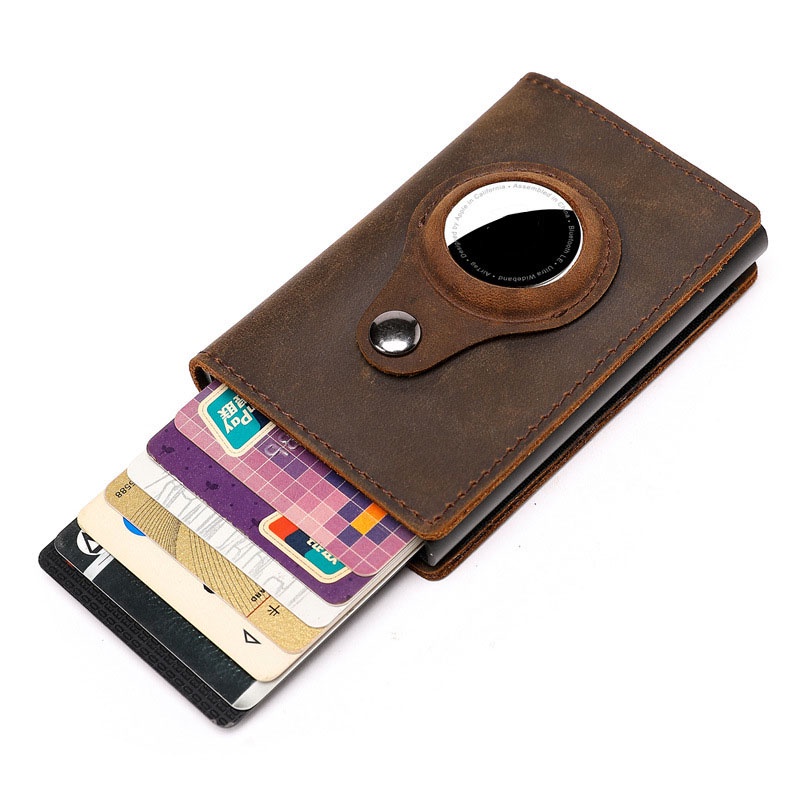 Ví Bóp Da Đựng Thẻ ATM, Đựng Card Visit, Card Holder Ví để tiền gập mini nhỏ gọn tiện dụng - Go Home