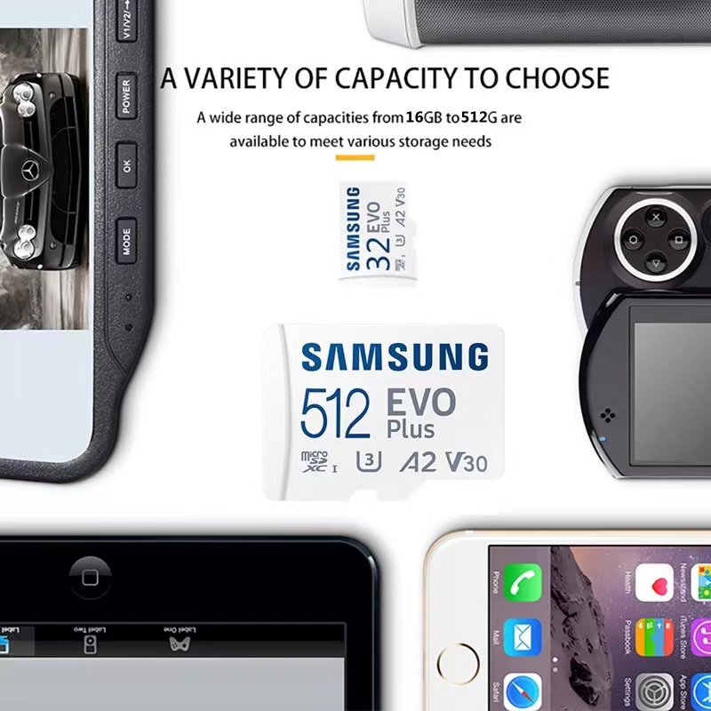 Thẻ Nhớ EVO Plus 512GB / 256GB / 128GB / 64GB / 32GB 16GB Chất Lượng
