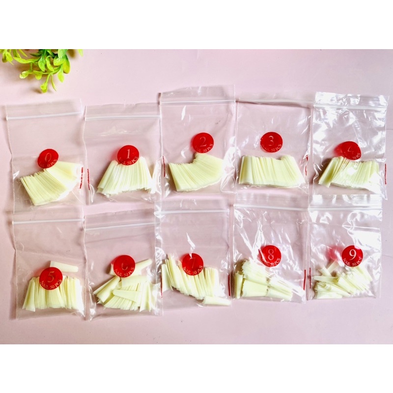 600 Móng nối chính hãng Hình thang nhựa  siêu dẽo