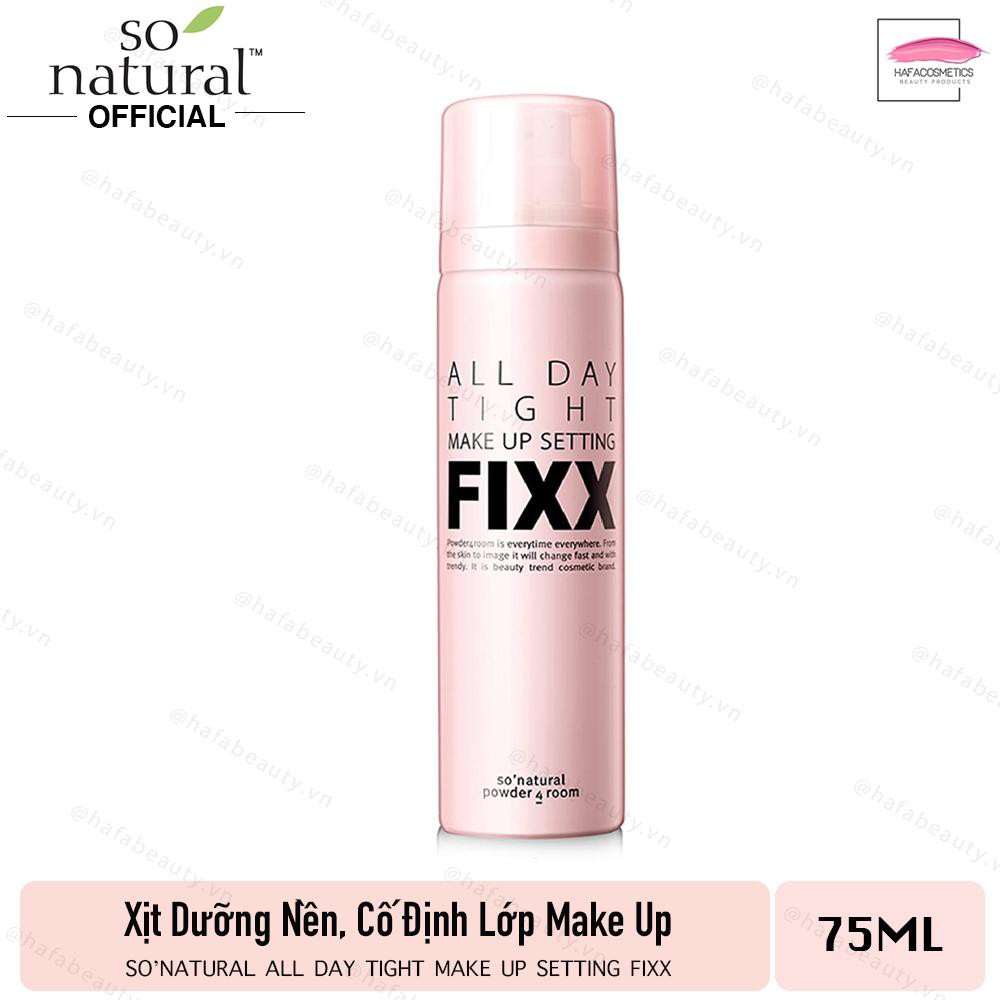 Xịt Dưỡng Nền, Cố Định Lớp Make Up So Natural All Day Tight Make Up Setting Fixx 75ml | BigBuy360 - bigbuy360.vn