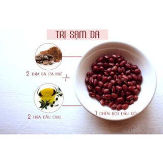 Bột đậu đỏ handmade đắp mặt tắm trắng