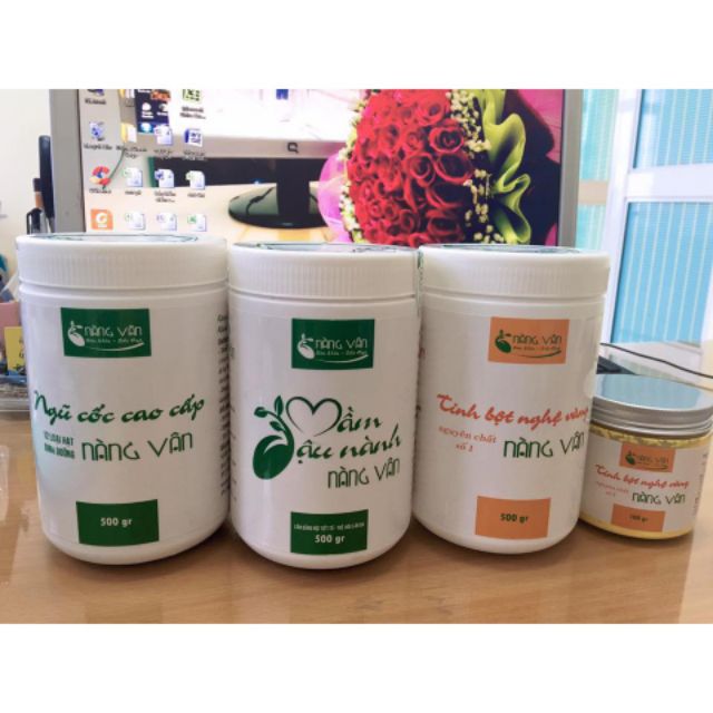 Bộ 50 Hủ Nhựa 500g Nắp Vặn Thân Trắng Đục HV25 - Đựng Mầm Đậu Nành - Bột Nghệ - Bột Bắp