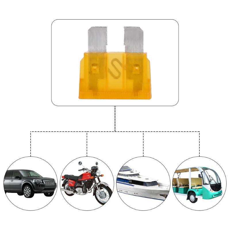 Bộ 80 Cầu Chì Tiêu Chuẩn 12V 3 5 7.5 10 15 20 40