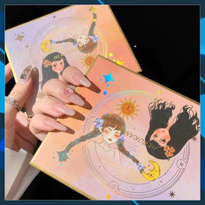 [ Hàng Nhập Khẩu ] Bảng Nhũ Bắt Sáng 4 Tông Màu Make Up Toàn Diện HerOrange | BigBuy360 - bigbuy360.vn