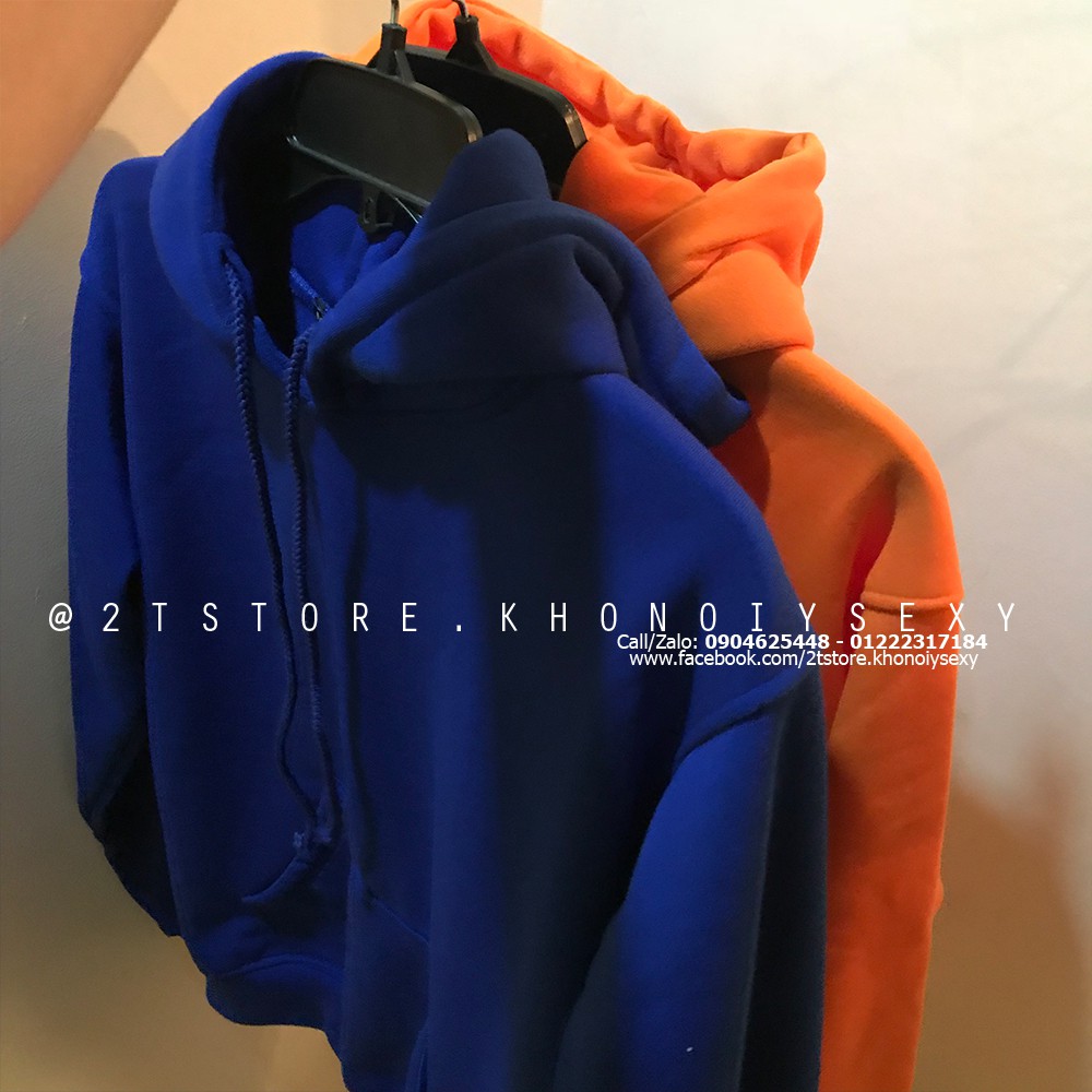 Áo Hoodie unisex 2T Store bst 24 màu sắc - Áo khoác nỉ chui đầu nón 2 lớp dày dặn chất lượng (Màu 1 đến 12)