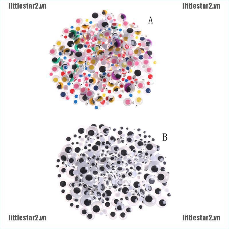 Set 300 mắt nhân tạo phong cách hoạt hình dùng để làm búp bê / con rối / thú nhồi bông thủ công