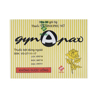 Bột pha dung dịch vệ sinh phụ nữ hoa hồng