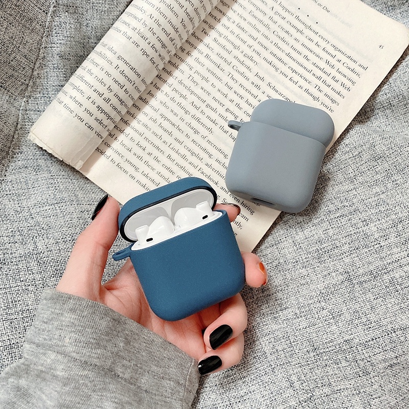 Vỏ Bảo Vệ Hộp Sạc Tai Nghe Qcy T8 Bằng Pc Cứng Mặt Nhám Màu Trơn