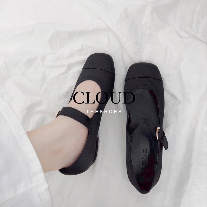 Giày búp bê bít mũi quai ngang