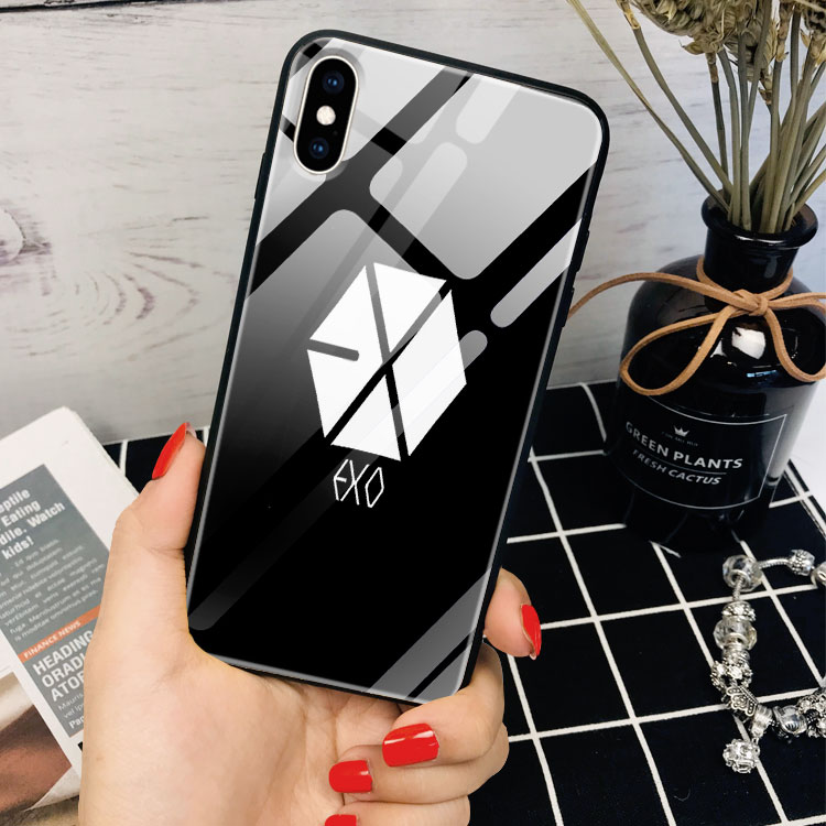 Ốp Chống Bẩn Iphone In Hình EXO Logo CITYSHOP68 Điện Thoại 6 6S 7 8 Plus X Xs Xr 11 Pro Max Se2 12 Mini 12 Pro Max