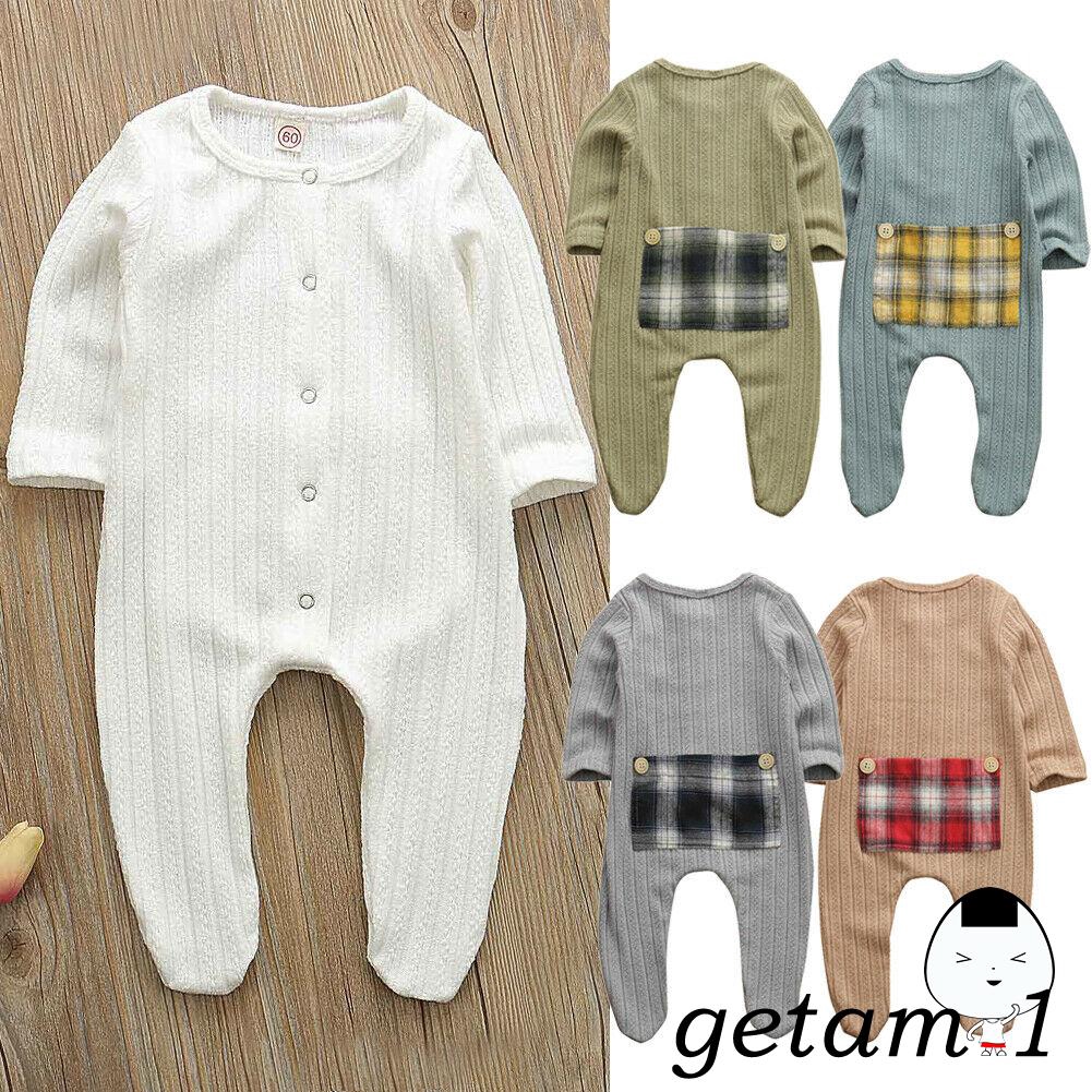 Bộ áo liền quần sọc ca rô xinh xắn dành cho bé