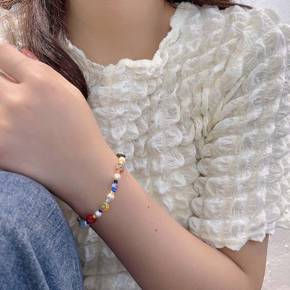 Vòng Tay Chuỗi Hạt Phong Cách Bohemian Dễ Thương