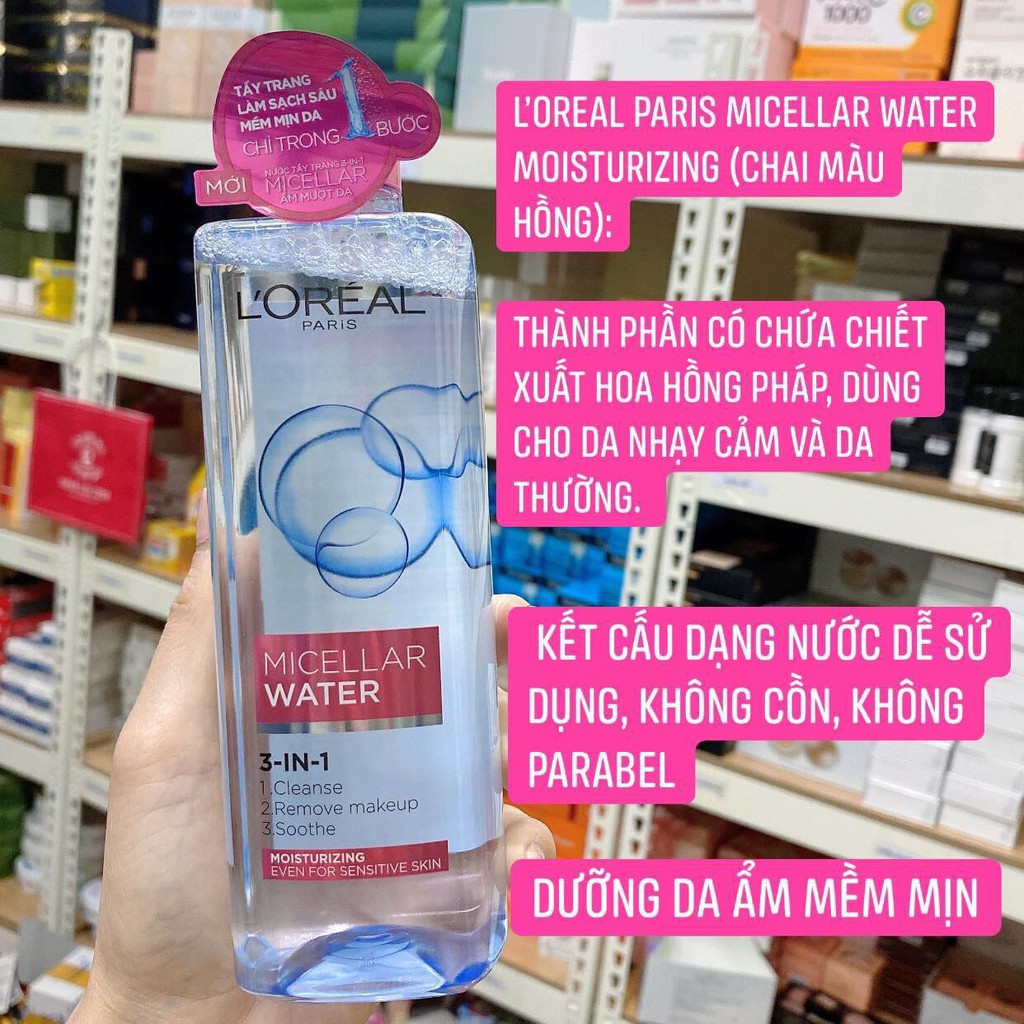 Nước tẩy trang L’Oréal