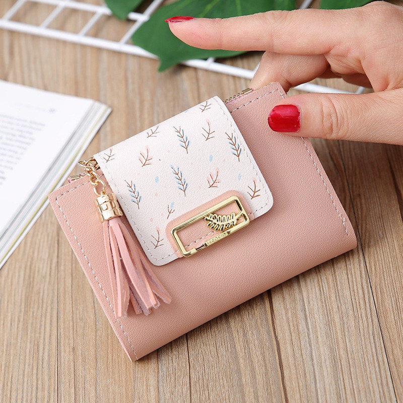 Ví nữ mini ngắn đẹp cầm tay thời trang cao cấp nhỏ gọn bỏ túi VN3