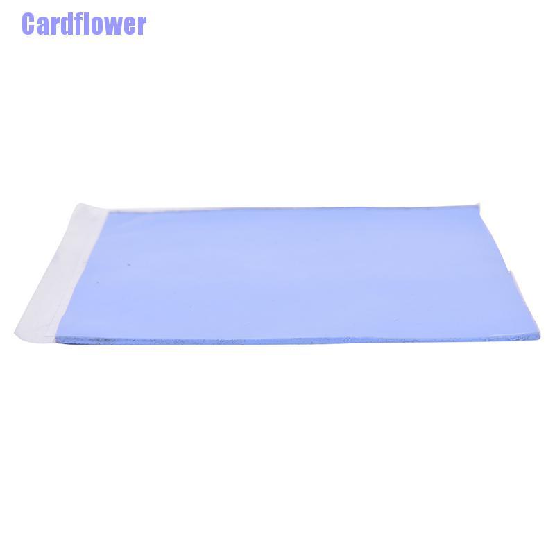 (Hàng Mới Về) Tấm Tản Nhiệt Làm Mát Cpu Bằng Silicon Màu Xanh Dương 100mm X 100mmx1.5mm | BigBuy360 - bigbuy360.vn