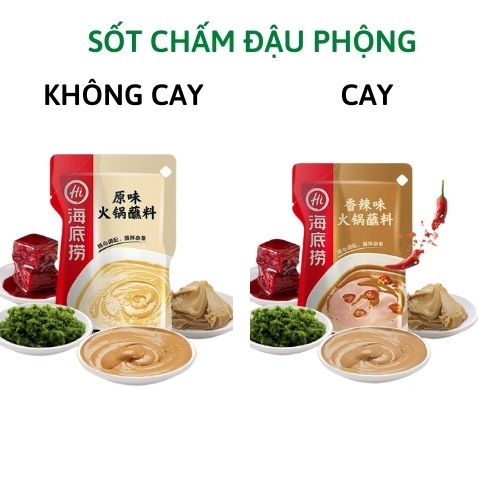 Sốt chấm lẩu Haidilao nhiều vị - Lẩu Tứ Xuyên Trùng Khánh thơm ngon