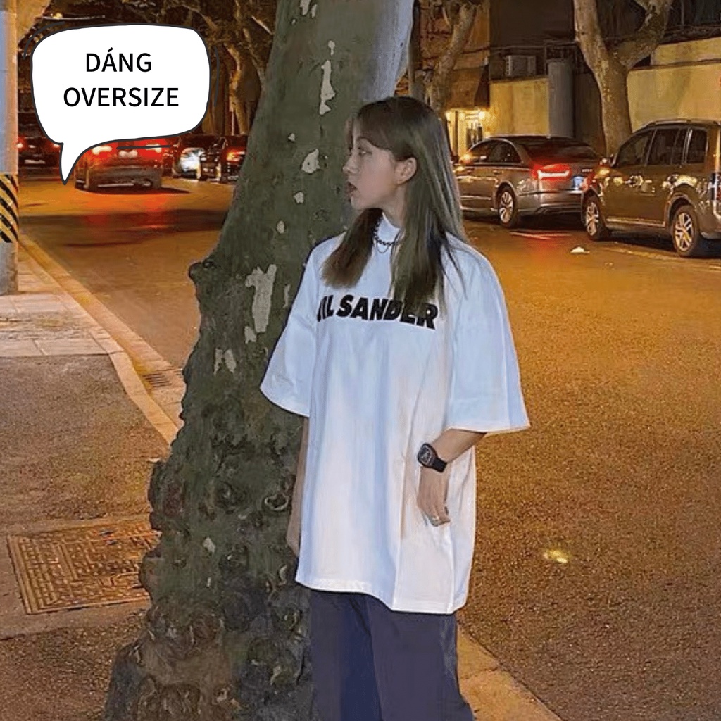 Áo Thun Xumin Form Rộng Chất Cotton In Hình JILSANDEN