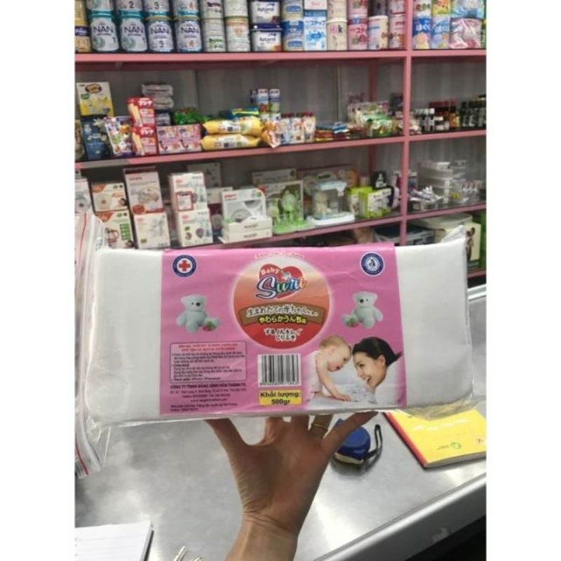 KHĂN VẢI KHÔ ĐA NĂNG BABY SURI 500G