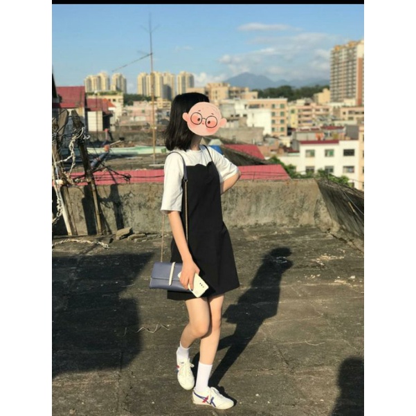 Váy hai dây nữ tính dễ thương đẹp