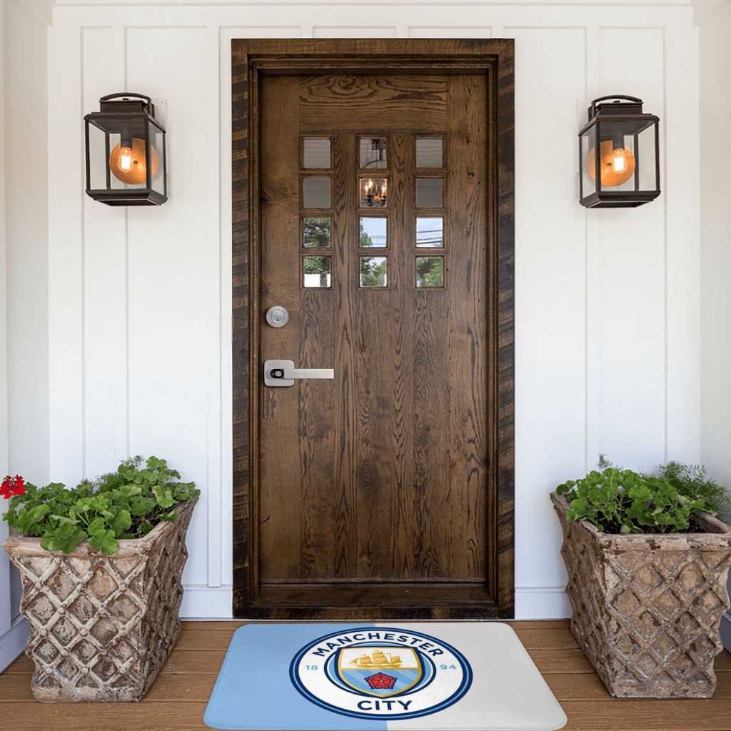 Thảm Lót Sàn Nhà Chống Trượt Thời Trang Manchester City Fc 40 * 60 cm
