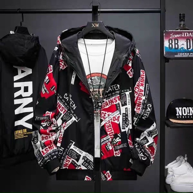 ALBUM 1249 - ÁO KHOÁC VNXK THỂ THAO HOẠ TIẾT