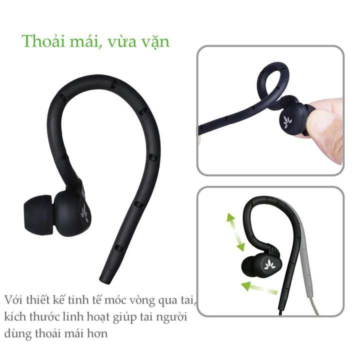 Tai nghe Seahorse thể thao kèm mic chống mồ hôi AVANTREE ADHF-013 ( A2434 - Màu đen )