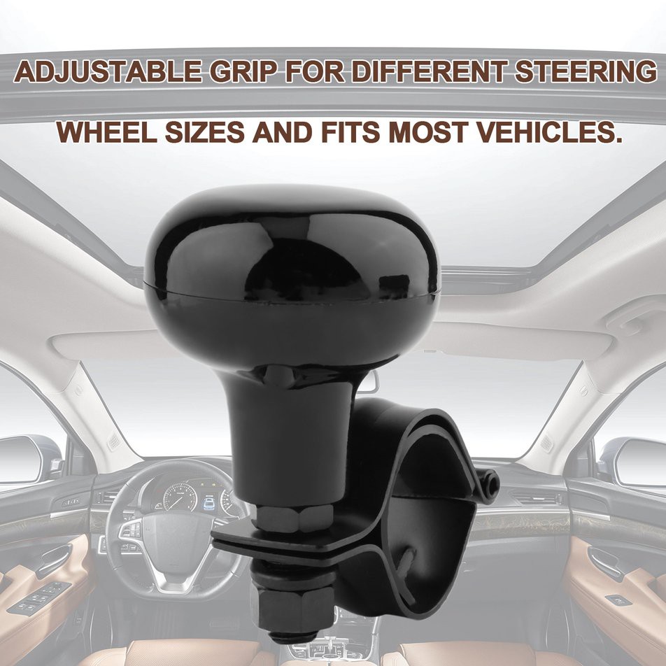 [atn]  Car Steering Wheel Power Handle Ball Hand Control Car Grip Knob Turning Helper