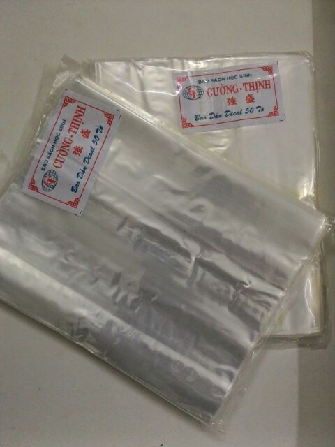 10 túi bọc sách 50tờ/túi kích thước 24cm x 35cmp