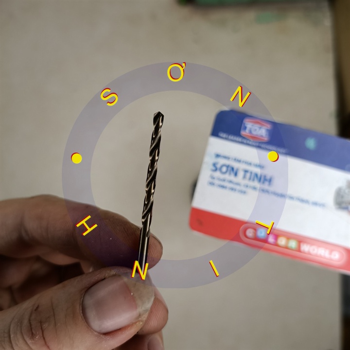 75143 mũi khoan sắt 2,5mm công nghiệp tolsen