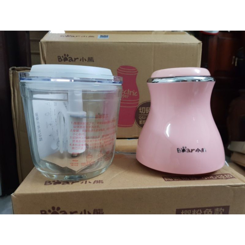 ( giá rẻ nhất shopee - sẵn hàng ) máy xay bear màu xanh 2 tốc độ 600ml