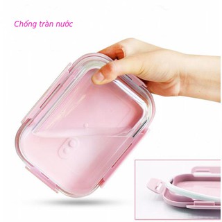 Hộp cơm văn phòng - Hộp cơm thủy tinh giữ nhiệt hình ngộ nghĩnh đáng yêu