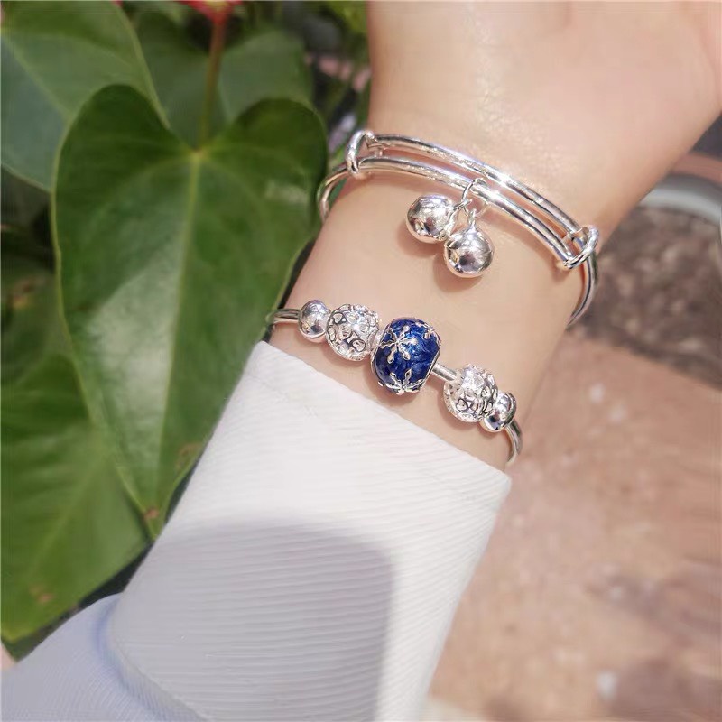 [ẢNH+VIDEO] Vòng tay phong cách pandora, chất liệu bạc S925 cao cấp, lắc tay bạc kèm hộp