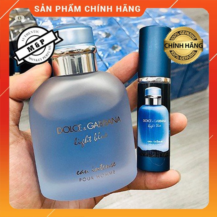 Nước hoa nam cao cấp mini 𝗗$𝗚 𝗟𝗶𝗴𝗵𝘁 𝗕𝗹𝘂𝗲 𝗜𝗻𝘁𝗲𝗻𝘀𝗲 chiết 5ml-10ml-20ml chính hãng - hương thơm tươi mát cho mùa hè