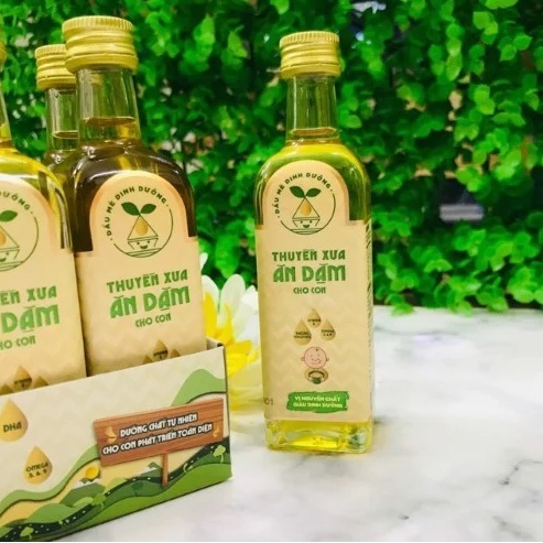 Dầu Mè Ăn Dặm Dinh Dưỡng Thuyền Xưa Cho Bé Chai 65ml