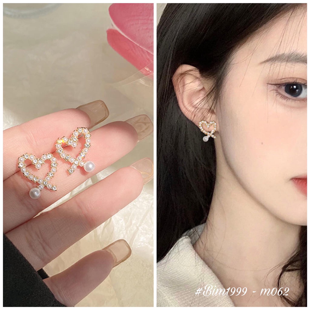 Khuyên Tai Xinh Hoa Tai Đẹp Thiết Kế Phong Cách Hàn Quốc Hàng Nhập QC Đẹp Bền Và Chắc Chắn Bao Nhận Hàng Ưng Ý B064 HT