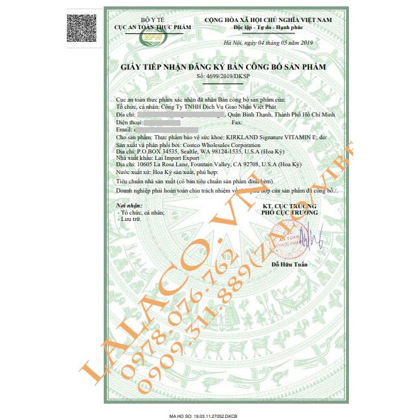 Viên uống đẹp da Vitamin E 400 IU 500 Viên Kirkland Của Mỹ